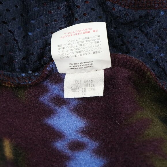 Patagonia Vintage 1994 Sacajawea Southwestern Print USA Fleece 1/2 Zip Jacket XL - Picture 8 of 9